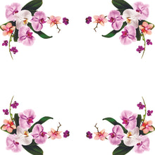 Load image into Gallery viewer, Nelly&#39;s Orchids Napkin
