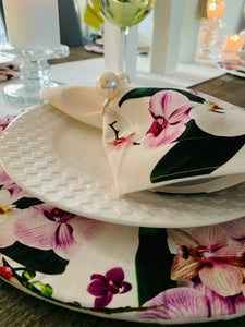 Nelly's Orchids Napkin
